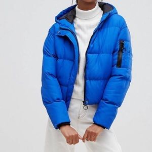 ASOS puffer jacket with hood